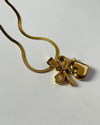 Amour Bow Heart Anti-Tarnish Chain