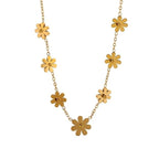 Daisy Bloom Anti-Tarnish Chain Set