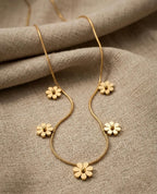 Daisy Bloom Anti-Tarnish Chain Set