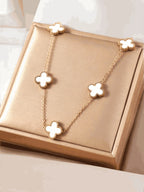 Ivory Clover Anti-Tarnish Chain
