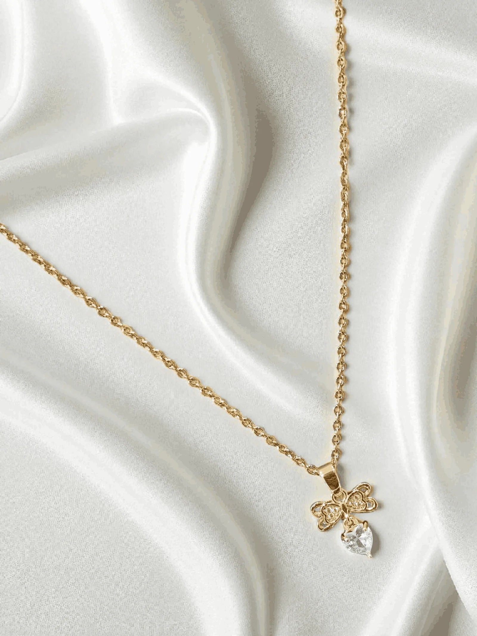 Crystal Flutter Anti-Tarnish Chain