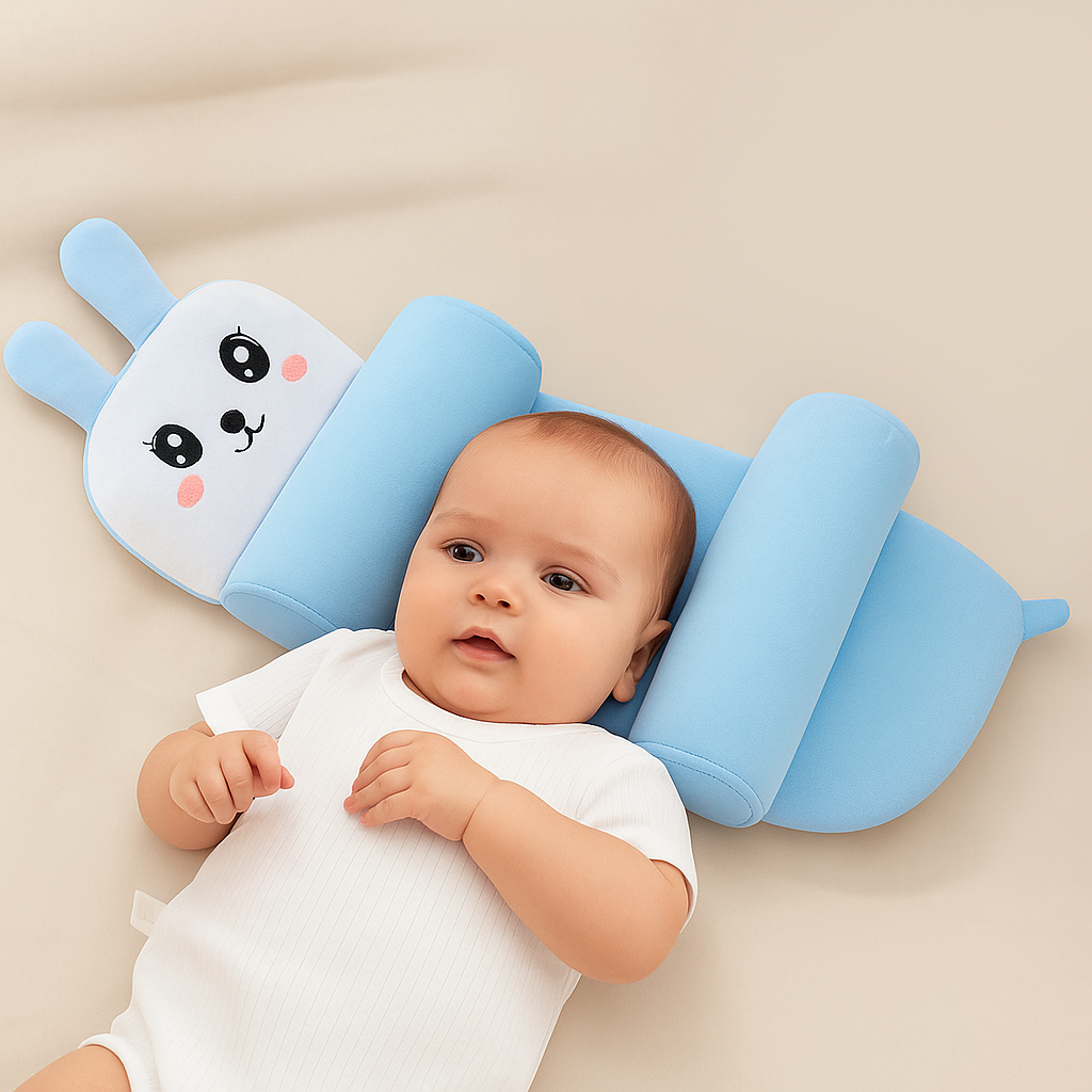 Baby Head-Shaping Pillow - Gentle Support For Growing Babies