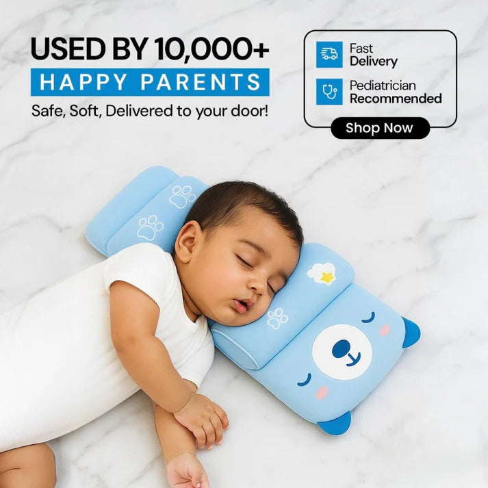 Baby Head-Shaping Pillow - Gentle Support For Growing Babies