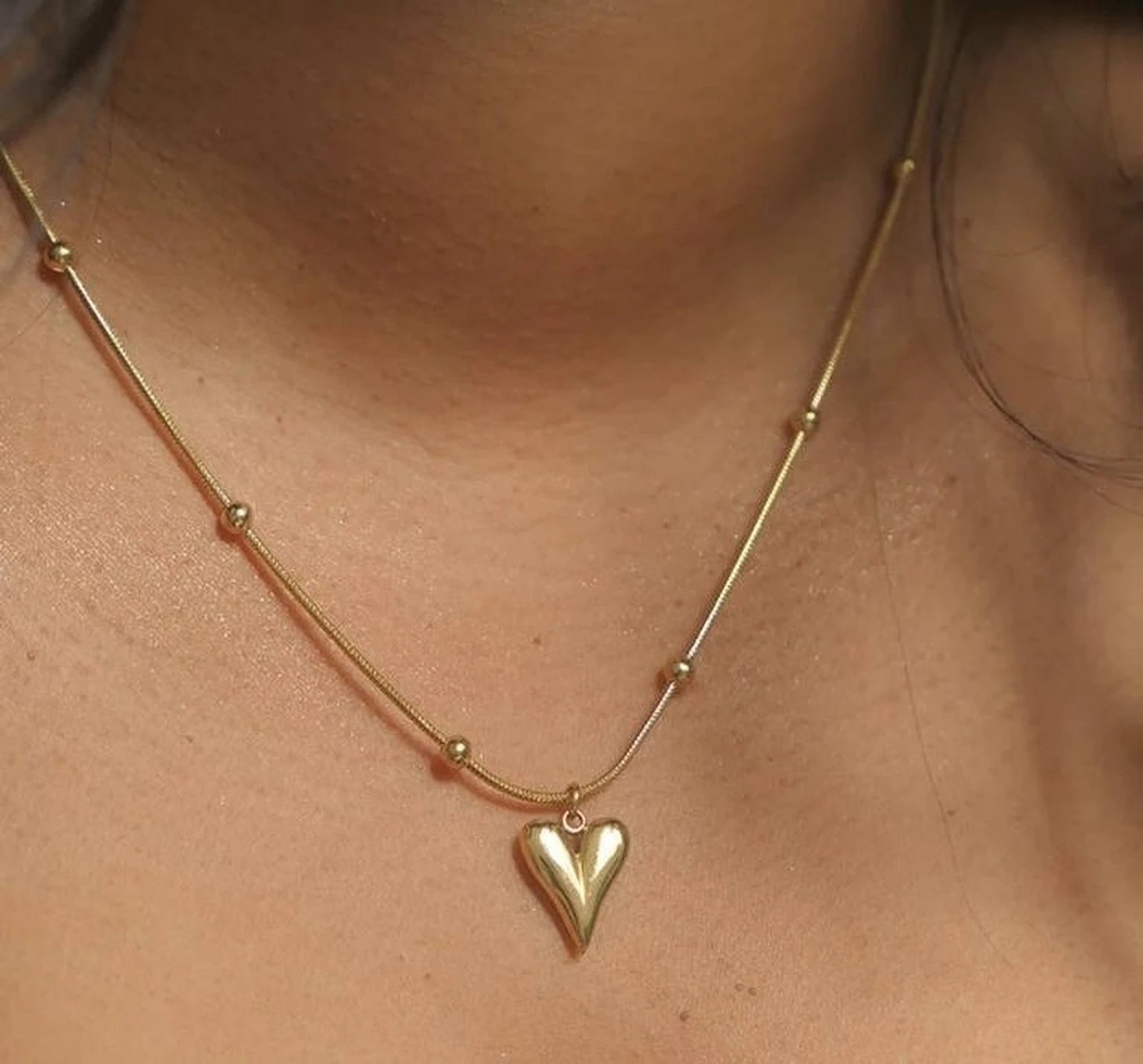 Amour Heart Anti-Tarnish Chain