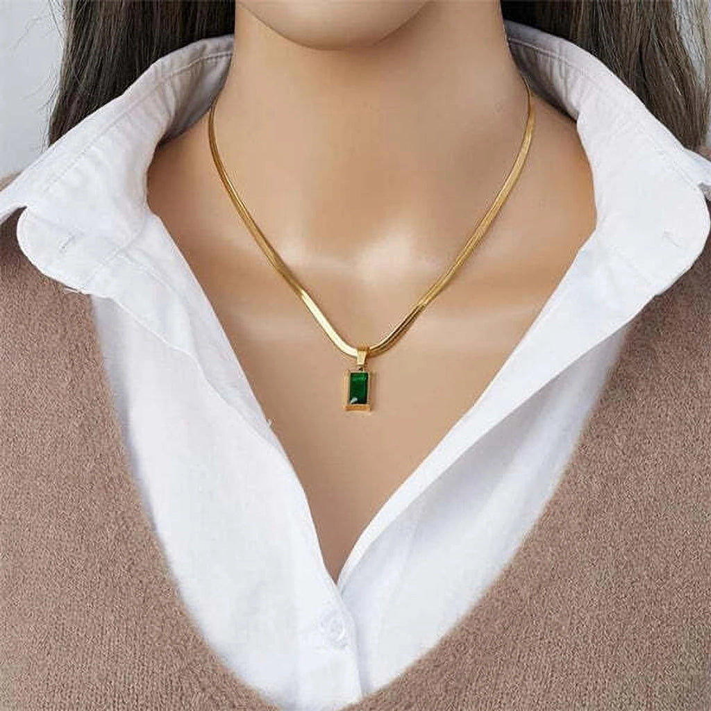 Emerald Luxe Anti-Tarnish Chain