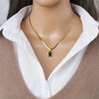 Emerald Luxe Anti-Tarnish Chain